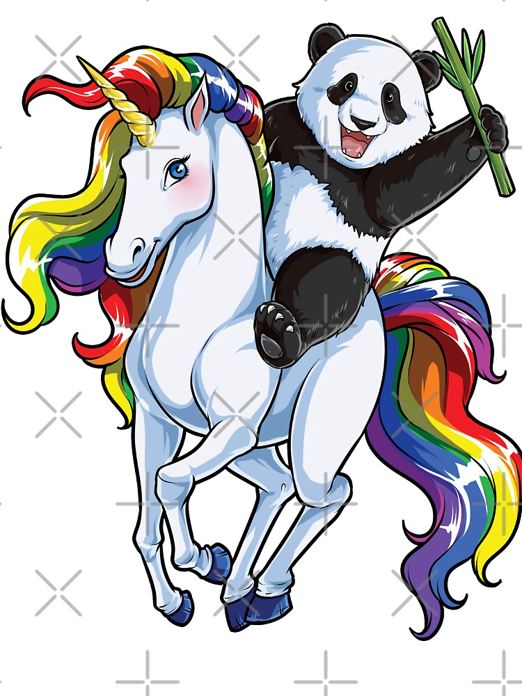 Panda Riding Unicorn Shirt Funny Meme Rainbow T Shirt Gifts For Panda Lovers Kids T Shirt By Liquegifts Redbubble - panda roblox gifts merchandise redbubble