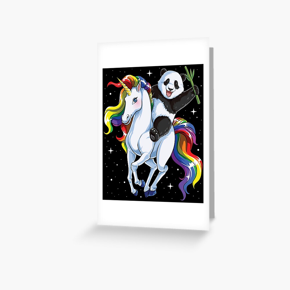 Panda Riding Unicorn Shirt Funny Meme Rainbow T Shirt Gifts For Panda Lovers Art Print By Liquegifts Redbubble - panda roblox gifts merchandise redbubble