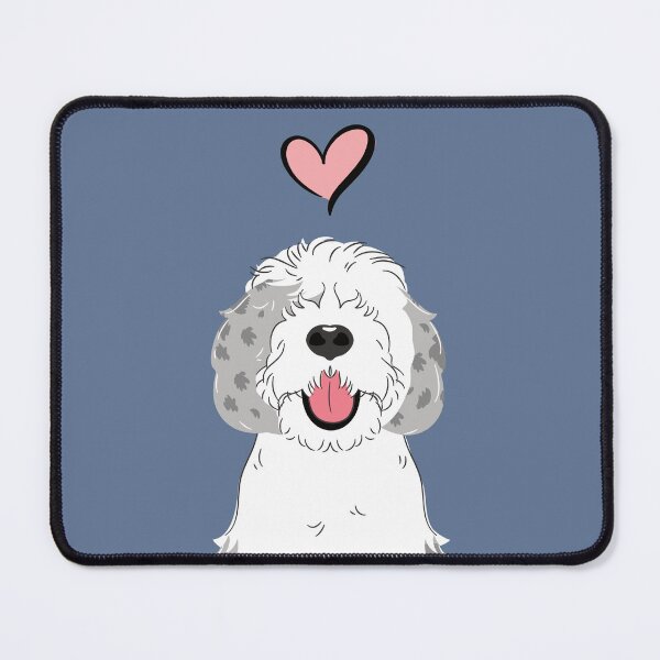 Item preview, Blue Merle Sheepadoodle 4 designed and sold by Lulupainting.