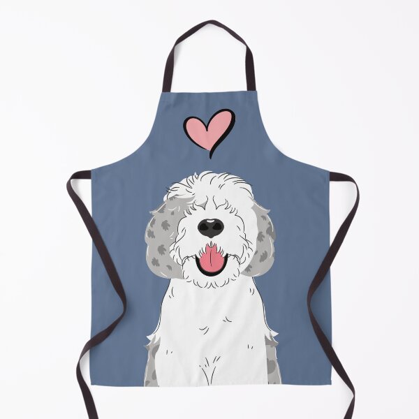 Item preview, Blue Merle Sheepadoodle 4 designed and sold by Lulupainting.