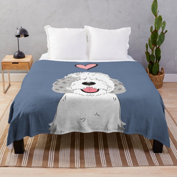 Item preview, Blue Merle Sheepadoodle 4 designed and sold by Lulupainting.