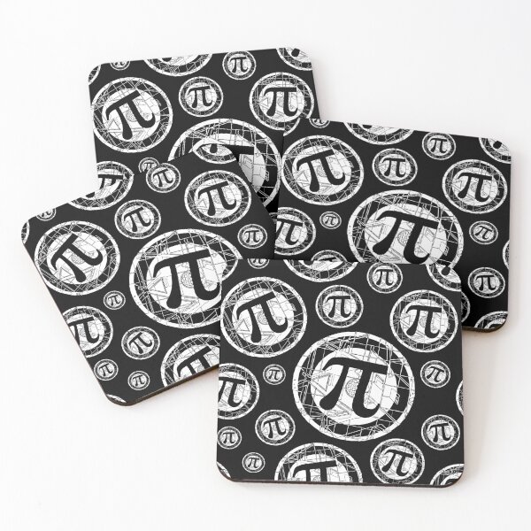 Item preview, Pi Day Symbol White on Black designed and sold by MudgeStudios.