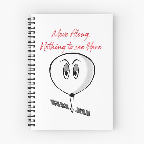 Item preview, Spy Balloon - Move Along, Nothing to See Here designed and sold by Quick Brown Fox Canada.