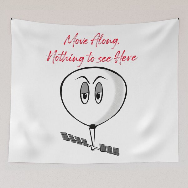 Item preview, Spy Balloon - Move Along, Nothing to See Here designed and sold by Quick Brown Fox Canada.