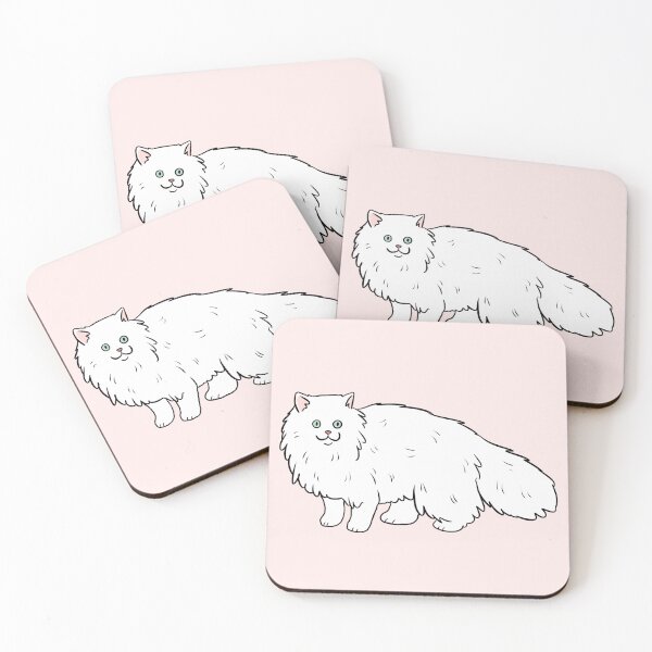 Item preview, Persian cat cute illustration designed and sold by Yarafantasyart.