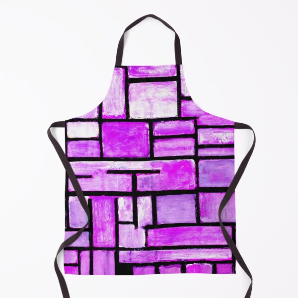 Item preview, Purple Geometric Square Painting designed and sold by KellysComColors.