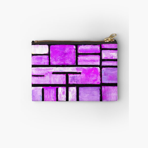 Item preview, Purple Geometric Square Painting designed and sold by KellysComColors.