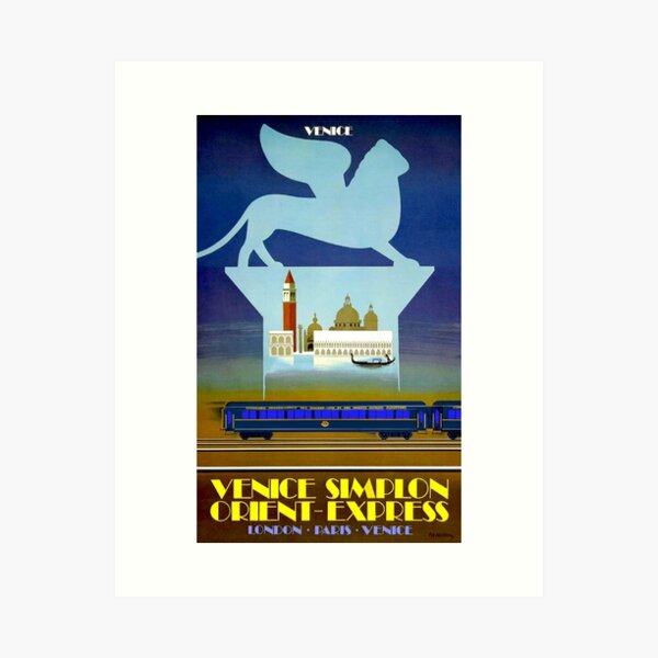 Item preview, VENICE SIMPLON ORIENT EXPRESS; Travel Advertising Print designed and sold by posterbobs.