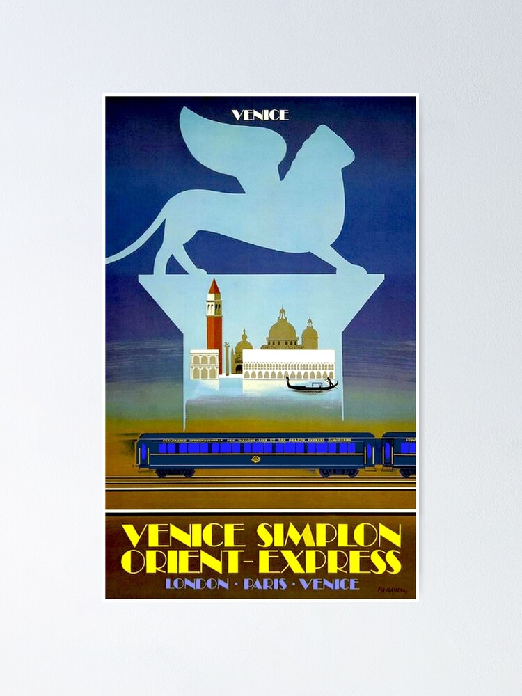 VENICE SIMPLON ORIENT EXPRESS; Travel Advertising Print | Poster