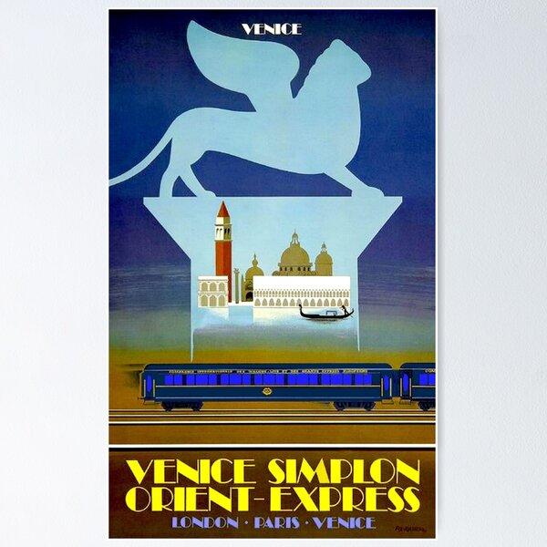 Item preview, VENICE SIMPLON ORIENT EXPRESS; Travel Advertising Print designed and sold by posterbobs.