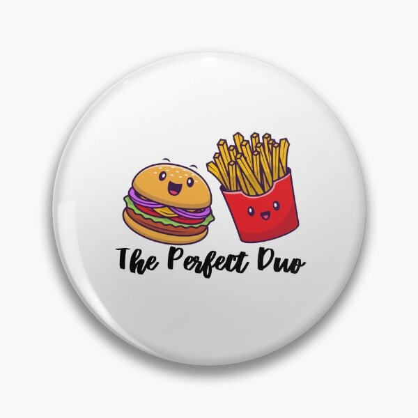 Item preview, The Perfect Duo - Burger and Fries The Perfect Pair, The Perfect Brunch, Breakfast Bliss,  designed and sold by craftymilenials.