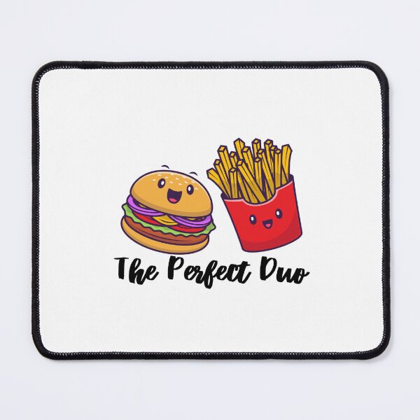 Item preview, The Perfect Duo - Burger and Fries The Perfect Pair, The Perfect Brunch, Breakfast Bliss, designed and sold by craftymilenials.