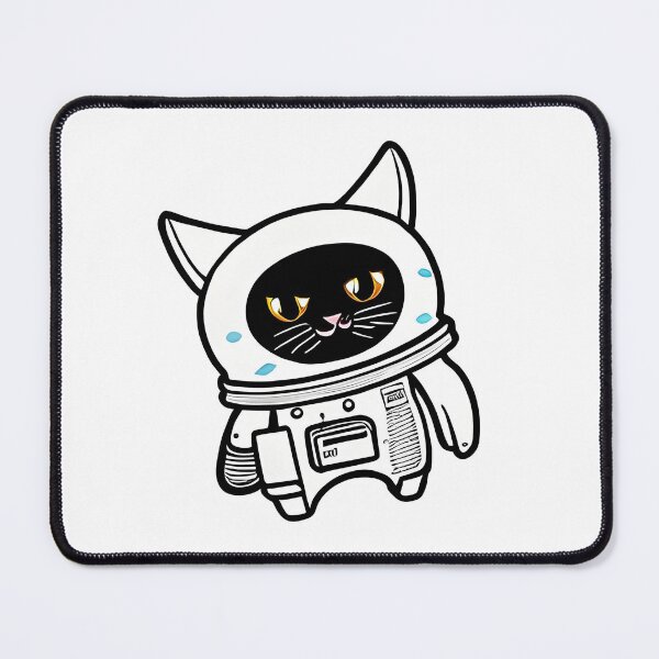 Item preview, Captain Whiskers The Cat in a Space Suit designed and sold by RollzArt.