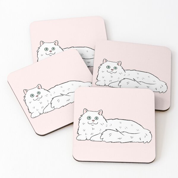 Item preview, Persian cat cute illustration designed and sold by Yarafantasyart.