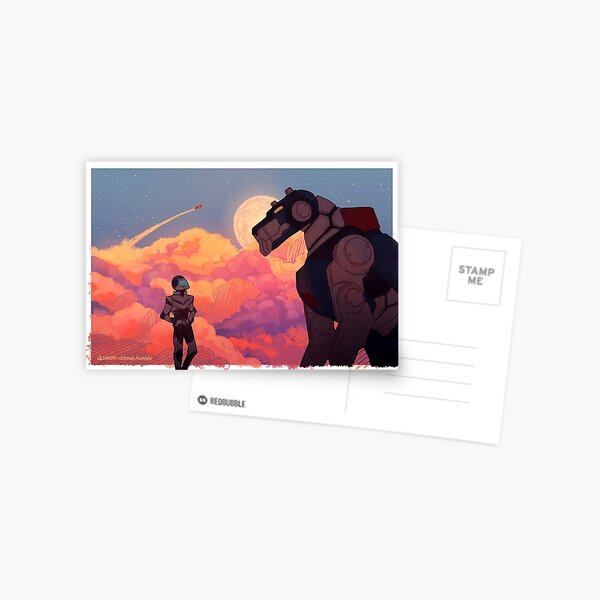 Moon Burn Postcard