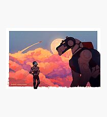Moon Burn Photographic Print
