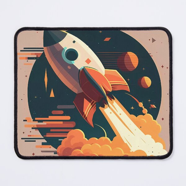 Item preview, Rocketship  designed and sold by Esoteric Designs.