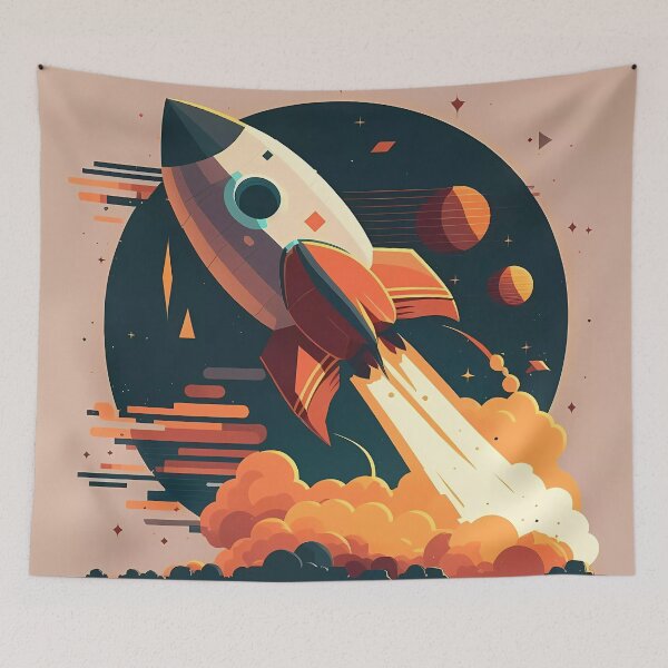 Item preview, Rocketship  designed and sold by Esoteric Designs.
