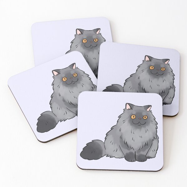Item preview, Persian cat cute illustration designed and sold by Yarafantasyart.