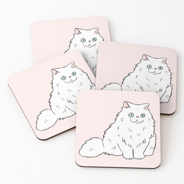 Item preview, Persian cat cute illustration designed and sold by Yarafantasyart.