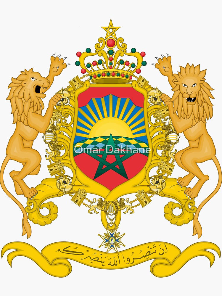 "Morocco" Sticker by OmarDakhane Redbubble