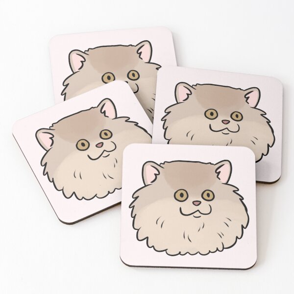 Item preview, Persian cat cute illustration designed and sold by Yarafantasyart.