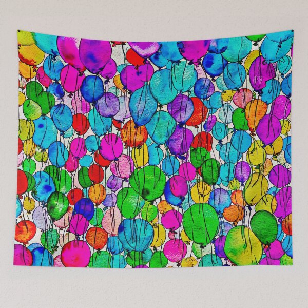 Item preview, Sueños flotantes: una alegre bandada de globos designed and sold by puravidavisions.
