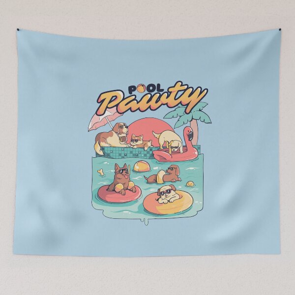 Item preview,  Pool Pawty - Cute Summer Dog Gift designed and sold by EduEly.