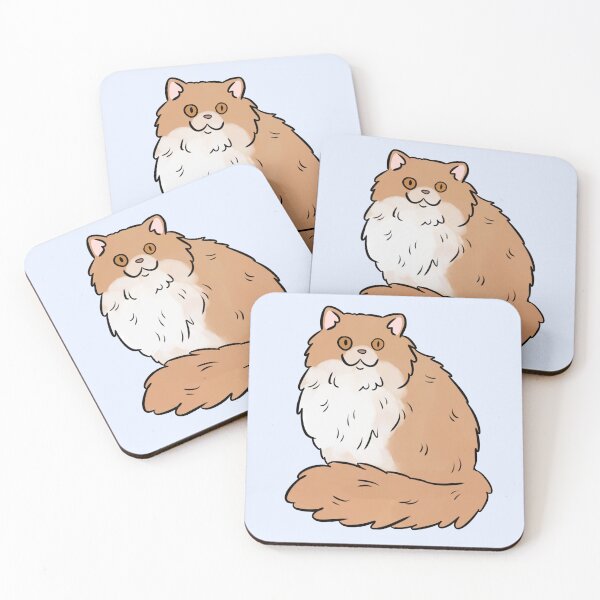 Item preview, Persian cat cute illustration designed and sold by Yarafantasyart.