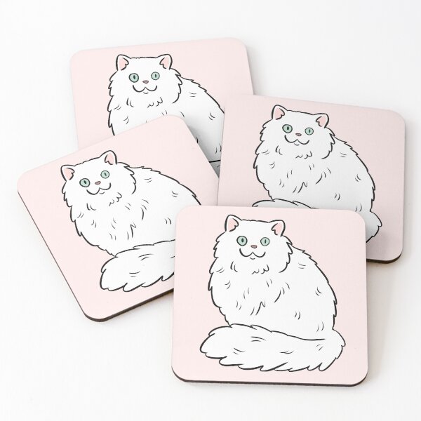 Item preview, Persian cat cute illustration designed and sold by Yarafantasyart.