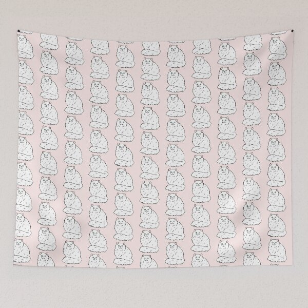 Item preview, Persian cat cute illustration designed and sold by Yarafantasyart.