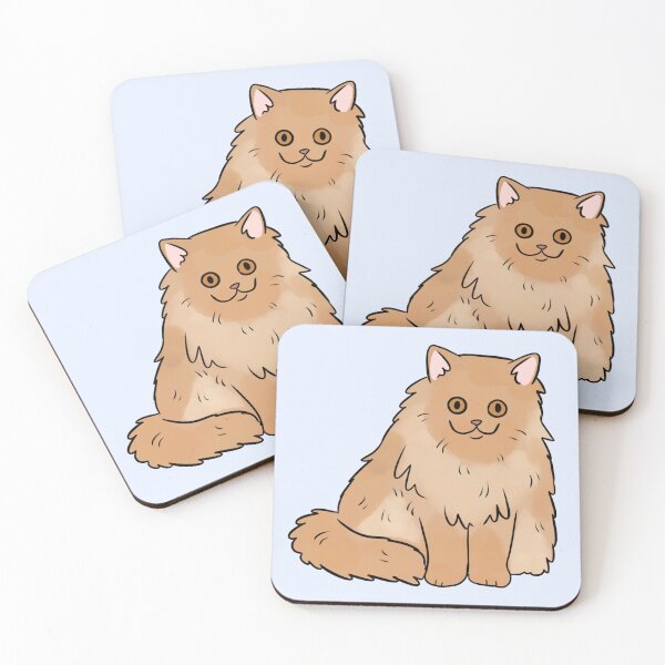 Item preview, Persian cat cute illustration designed and sold by Yarafantasyart.