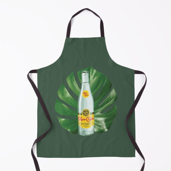 Item preview, TopoChico Bottle in front a Plant leaf. designed and sold by BrettKunze.