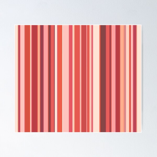 Item preview, Aesthetic Stripes Pattern (Shades of Red) designed and sold by daydreamph.