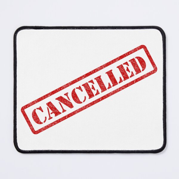 Item preview, Cancelled Red Rubber Stamp designed and sold by Totalthrive.