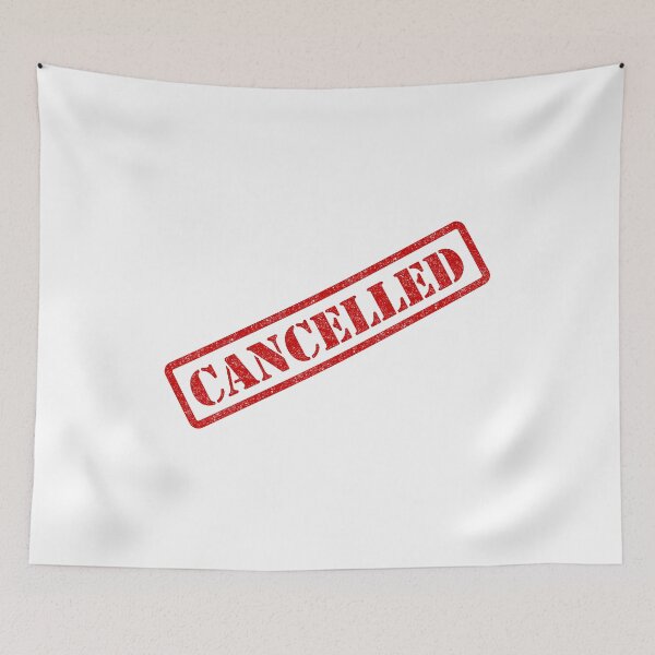 Item preview, Cancelled Red Rubber Stamp designed and sold by Totalthrive.