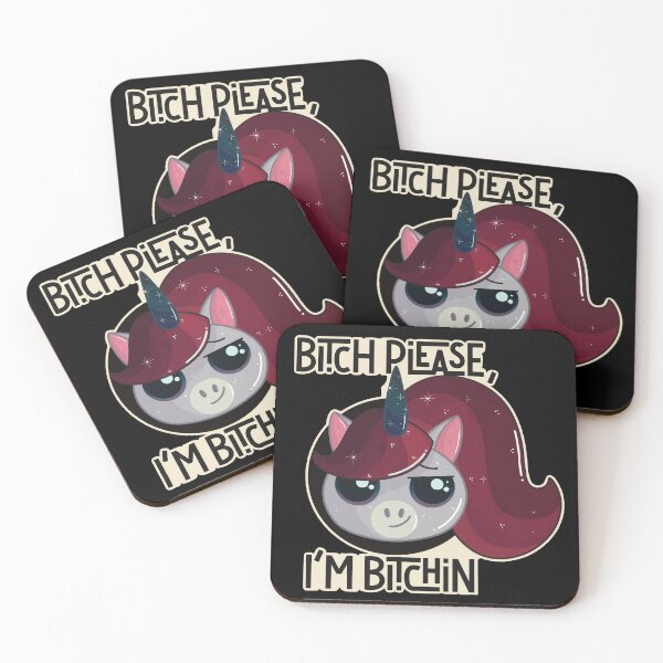 Item preview, Bitch Please, I’m Bitchin Cute Unicorn designed and sold by BearBlueStudio.