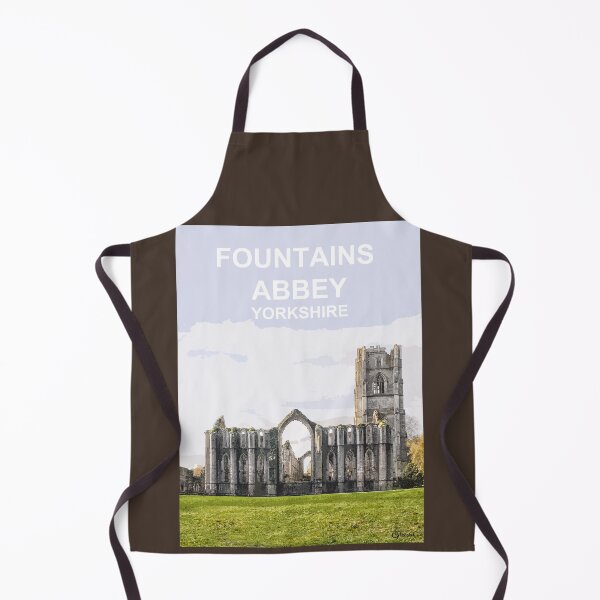 Item preview, Fountains Abbey, North Yorkshire UK. Travel poster designed and sold by BarbaraGlebska.