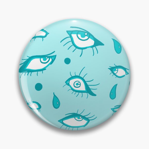 Item preview, Pink Eye but Teal designed and sold by residentvampire.