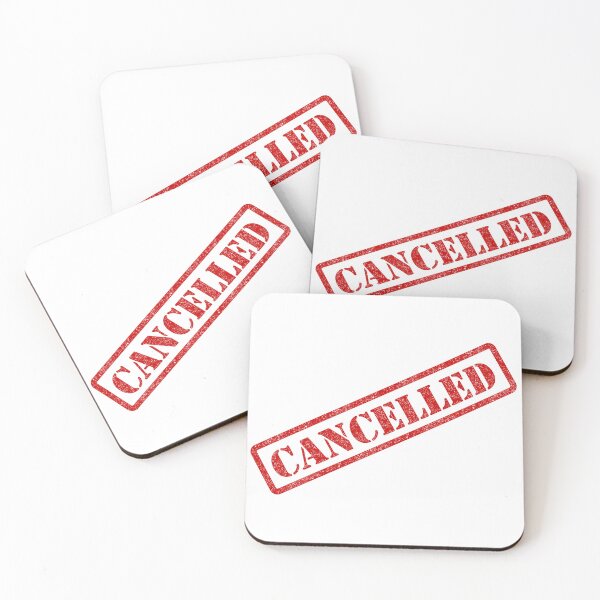 Item preview, Cancelled Red Rubber Stamp designed and sold by Totalthrive.