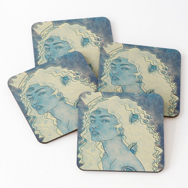 Item preview, The Underworld Queen Being Observed - Blue Tone | DEMONSIZED designed and sold by Demonsized.