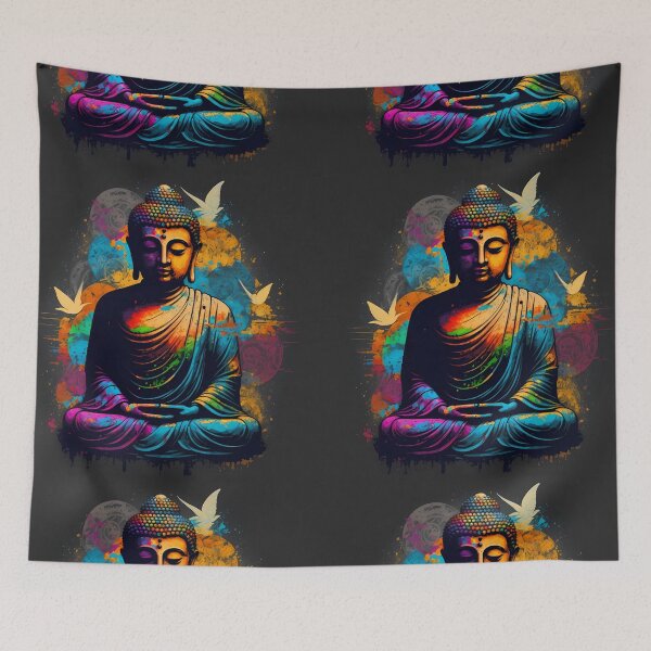 Item preview, Colorful Buddha Art - Find Inner Peace and Serenity designed and sold by bharuarts.