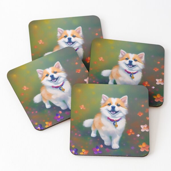 Item preview, I woof therefore I am, oil art portrait painting dog color designed and sold by The Design Trendz.