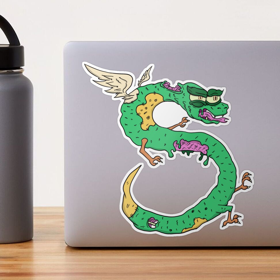 Zombie S Dragon - Alphabet Lore  Sticker for Sale by ngness