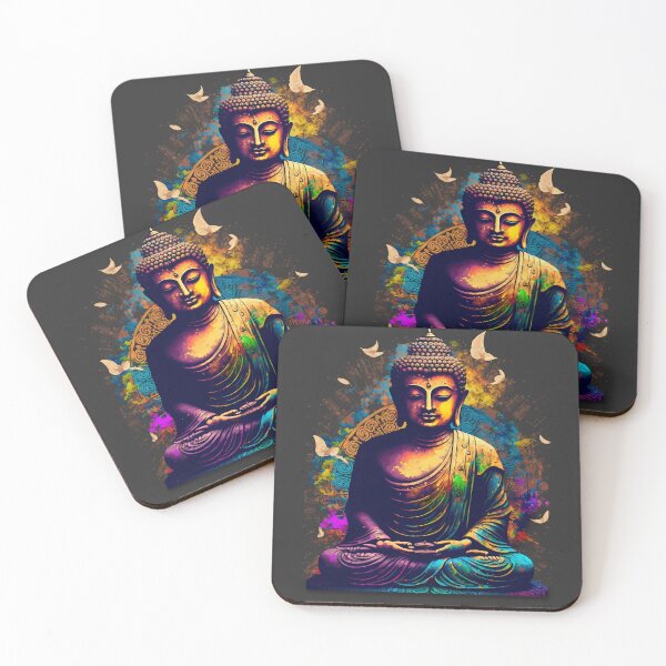 Item preview, Buddha Art with Mandala - An Expression of Serenity designed and sold by bharuarts.