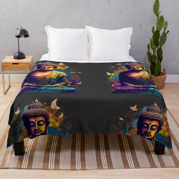 Item preview, Buddha Art with Mandala - An Expression of Serenity designed and sold by bharuarts.