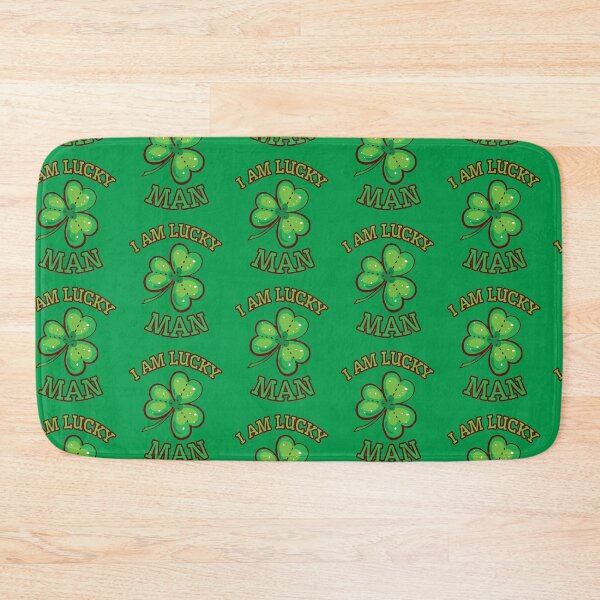 Item preview, I Am Lucky Man Green Clover Leaf designed and sold by bolkibox.