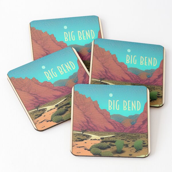 Item preview, Cool Nature Landscape Big Bend National Park in Texas designed and sold by CattlettArt.