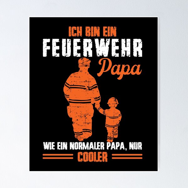 Papa Firefighter Father's Day Gift By Unlimab