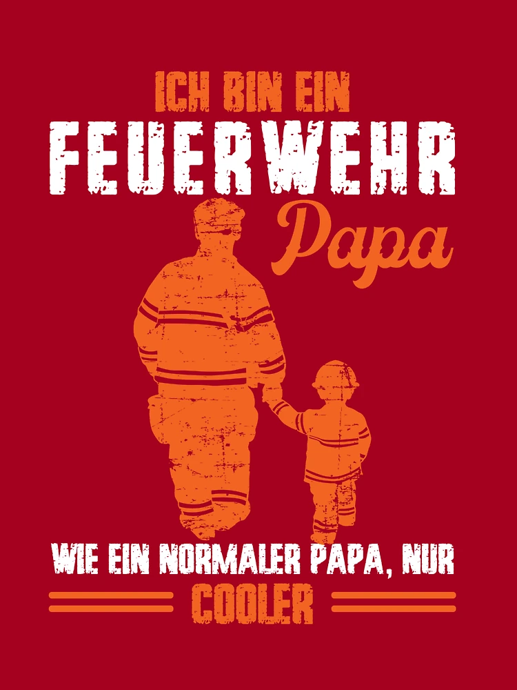 Papa Firefighter Father's Day Gift By Unlimab